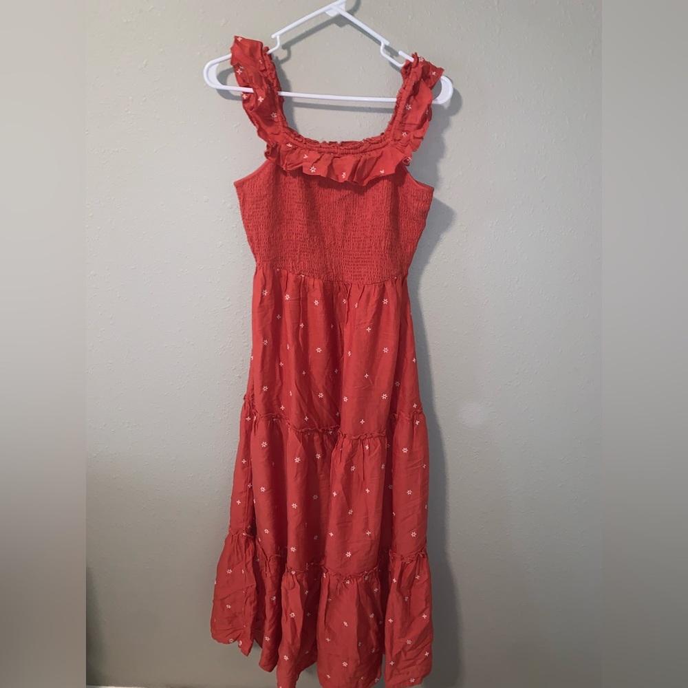 Old Navy Floral Maxi Dress, Size XS, Worn Once, Small, Pink/Red